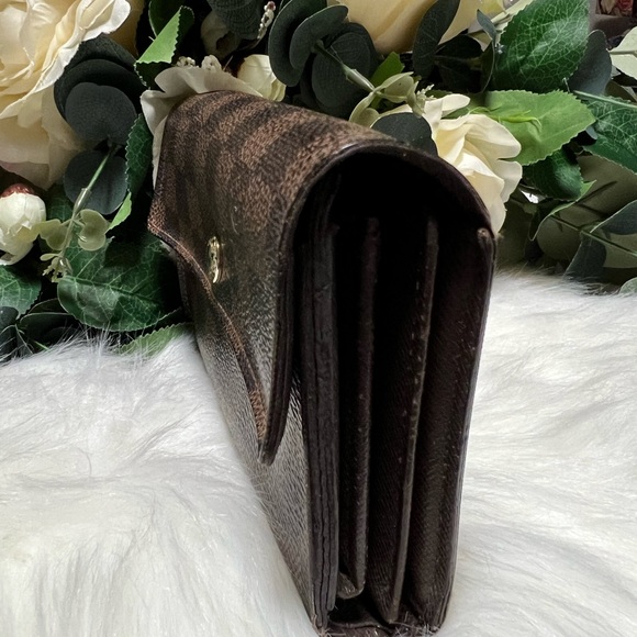 Louis Vuitton Damier Ebene Canvas Alexandra Wallet authentic vintage PRE-OWNED - Picture 3 of 17